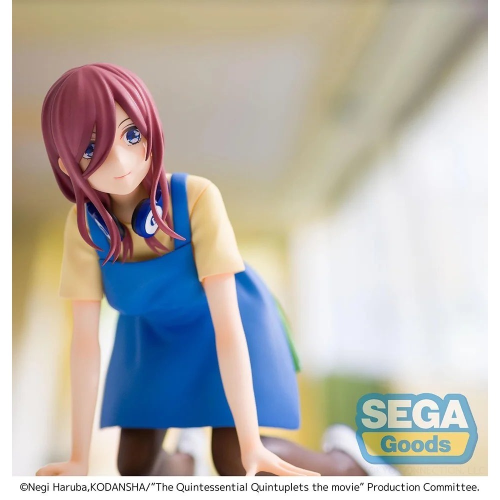 SEGA Miku Nakano Figure The Quintessential Quintuplets Movie NIB US Seller